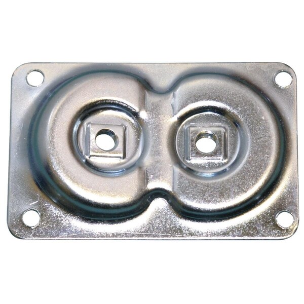 Waddell Dual Top Steel 3-11/16 In. x 2-3/8 In. Leg Mounting Plate 2750 - main